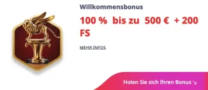 Infinity casino willkommensbonus